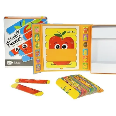 Puzzle paski - Owoce 36el Adar