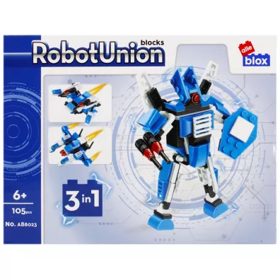 Klocki konstrukcyjne Robot 105 element�w ALLEBLOX