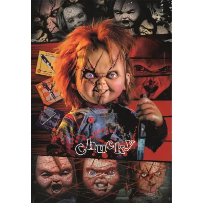 Puzzle 1000 el. Compact Horror Collection - Chucky Clementoni