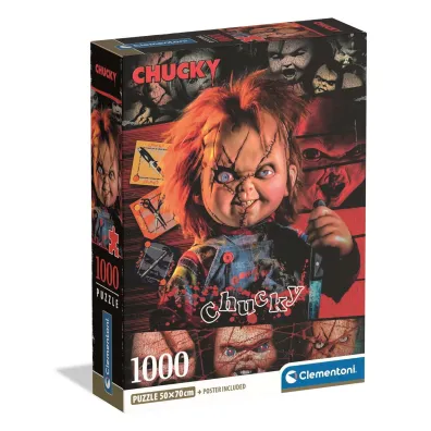 Puzzle 1000 el. Compact Horror Collection - Chucky Clementoni
