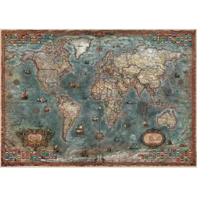 Puzzle 8000 el. Mapa historyczna �wiata Educa