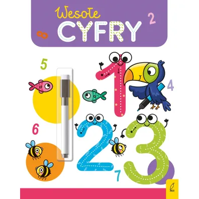 Weso�a nauka. Weso�e cyfry. Flamaster sucho�cieralny - Ewelina Protasewicz