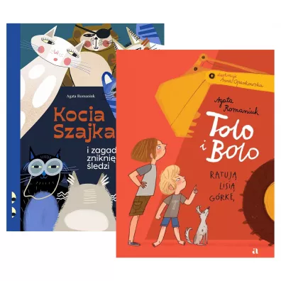 Pakiet Kocia szajka i tajemnica znikni�cia �ledzi, Tolo i Bolo ratuj� Lisi� G�rk� - Agata Romaniuk, Anna  Oparkowska