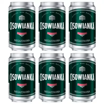 Cisowianka Woda mineralna niegazowana zgrzewka 6 x 330 ml