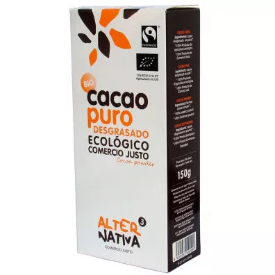 Alternativa Kakao w proszku fair trade bezglutenowe 150 g Bio