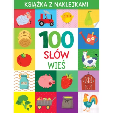 100 s��w. Wie�. Ksi��ka z naklejkami