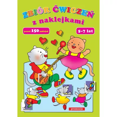 Zbi�r �wicze� z naklejkami 5-7 lat
