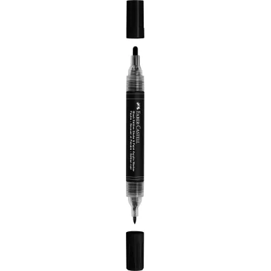 Faber-Castell Marker akrylowy black edition shake&paint 1 szt. czarny op. kartonowe