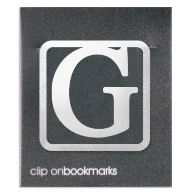 If Metalowa zak�adka - Litera G Clip-on