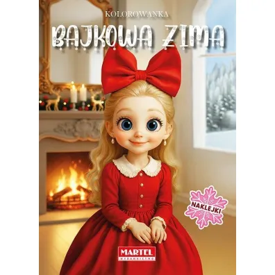 Bajkowa zima z naklejkami - Klaudia  J�drysiak