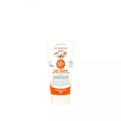 Alphanova Bebe Przeciws�oneczny Krem o wysokim filtrze SPF 50+ 50 g