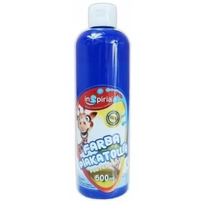 InSpiria Farba plakatowa ciemnoniebieska 500 ml