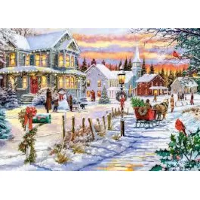 Puzzle 180 el. Choinka nadchodzi Castorland