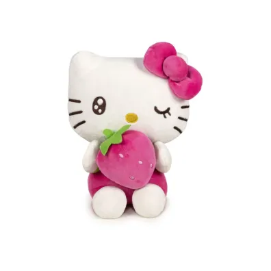 Hello Kitty Macedonia - plusz Truskawka 32cm Epee