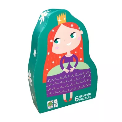 Puzzle dla dzieci 6 el. w ozdobnym pude�ku Ksi�niczka Barbo Toys
