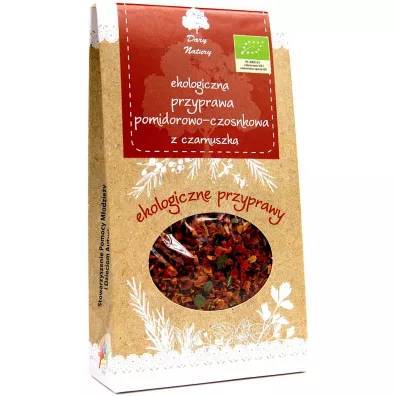 Dary Natury Przyprawa pomidorowo-czosnkowa z czarnuszk 40 g Bio