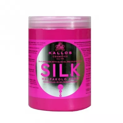 Kallos Silk Hair Mask With Olive Oil And Silk Protein jedwabna maska do w�os�w z proteinami oliwy z oliwek i jedwabiu 1 l