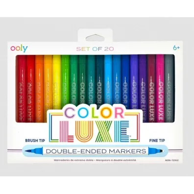 Ooly Flamastry i Cienkopisy 2w1 Dwustronne Color Luxe