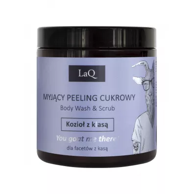 LaQ Wash AND Scrub peeling myj�cy dla m�czyzn - Kozio� 200 ml