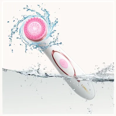 Szczoteczka Brush PRO LUMINEO 4 ko�c�wki + �el do twarzy r�owa