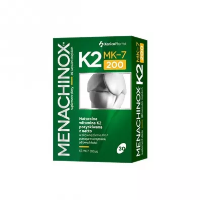 Xenico Pharma Menachinox K2 Mk-7 200 - suplement diety 30 kaps.