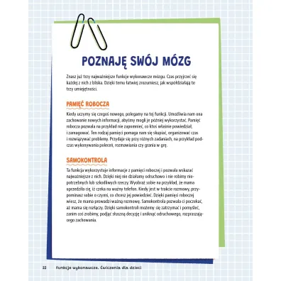 Funkcje wykonawcze �wiczenia dla dzieci