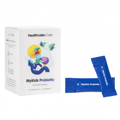 HealthLabs MyKids Probiotic Synbiotyk dla dzieci Suplement diety 30 sasz.