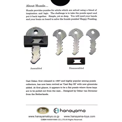 �amig��wka Huzzle Cast Key III poziom 6/6 Hanayama