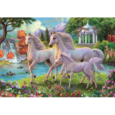 Puzzle 180 el. Super Unicorns Clementoni