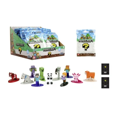 Figurki metalowe Jada Minecraft BP 4cm 1szt.mix