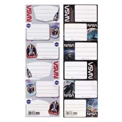 Starpak Naklejki na zeszyt NASA (25szt)