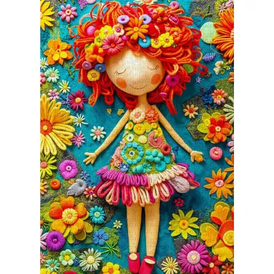 Puzzle 1000 Kolorowa lalka Enjoy