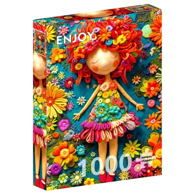 Puzzle 1000 Kolorowa lalka Enjoy