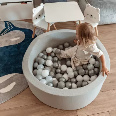 Basen z kulkami, bawe�na Luna Bambini