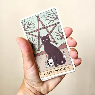 Tarot: Koty rz�dz� �wiatem. Karty + przewodnik