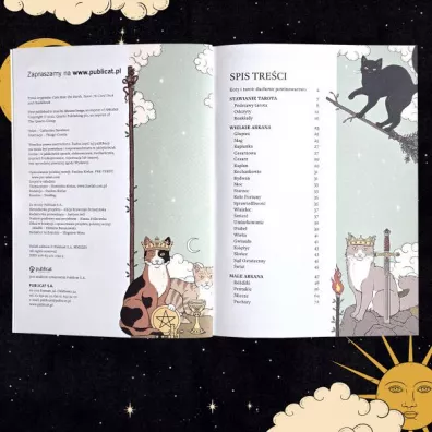 Tarot: Koty rz�dz� �wiatem. Karty + przewodnik