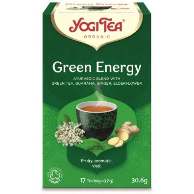 Yogi Tea Herbata zielona energia (green energy) 17 x 1,8 g Bio