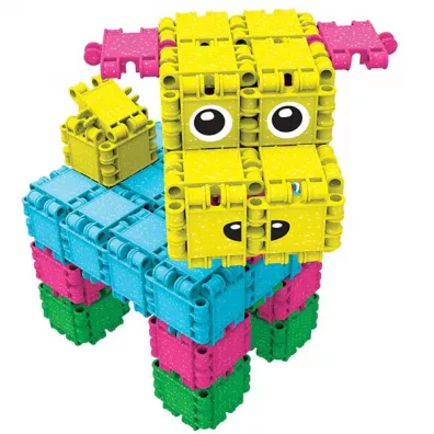 Klocki konstrukcyjne 8w1 - Glitter