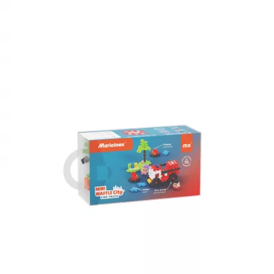 Mini Waffle City Klocki konstrukcyjne Mini Waffle 80 element�w City W�z Stra�acki MARIOINEX 903193