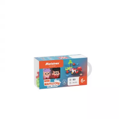 Mini Waffle City Klocki konstrukcyjne Mini Waffle 80 element�w City W�z Stra�acki MARIOINEX 903193