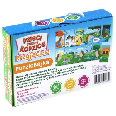 Puzzle Dzieci kontra Rodzice. Puzzlobajka. Przyjaciele Kangur