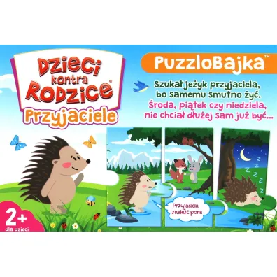Puzzle Dzieci kontra Rodzice. Puzzlobajka. Przyjaciele Kangur
