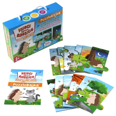 Puzzle Dzieci kontra Rodzice. Puzzlobajka. Przyjaciele Kangur