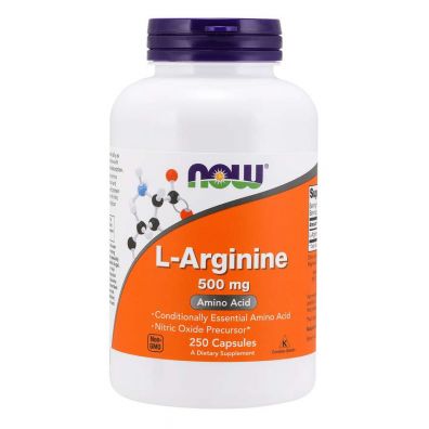 Now Foods L-Arginina 500 mg suplement diety 250 kaps.