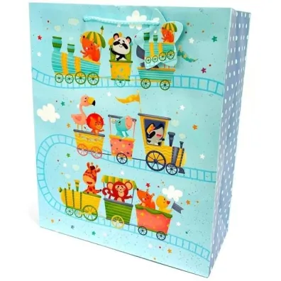 Fresh Torebka ozdobna matowa Ciuchcia 26x32x12cm