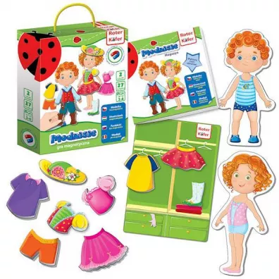 Puzzle Gra magnetyczna - Modnisie Roter Kafer