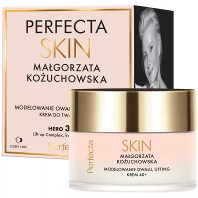 Perfecta Skin Ma�gorzata Ko�uchowska krem do twarzy 40+ z peptydami, kwasem hialuronowym, erytrytolem i prebiotykami 50 ml