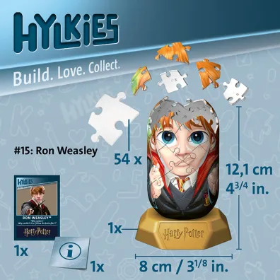 Puzzle 54 el. 3D Hylkies: Ron Weasley Ravensburger