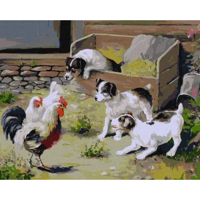 Ideyka Malowanie po numerach - Spotkanie 40x40cm