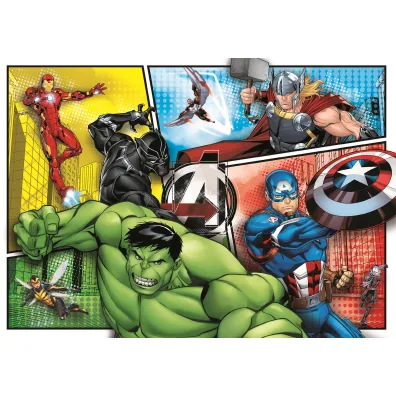 Puzzle 2x60 el. SuperColor. Avengers Clementoni